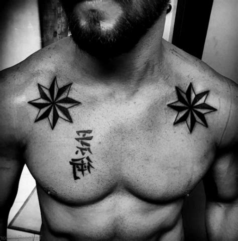 tatuajes en el pecho y brazo para hombres|Tatuajes hombre pecho